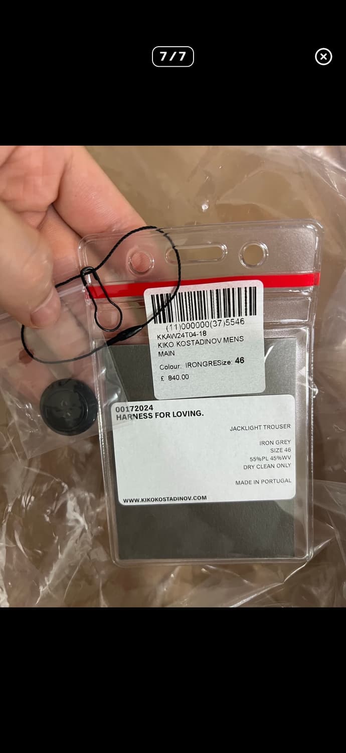 키코 코스타디노브 kiko kostadinov 잭라이트 트라우저 상품이미지7