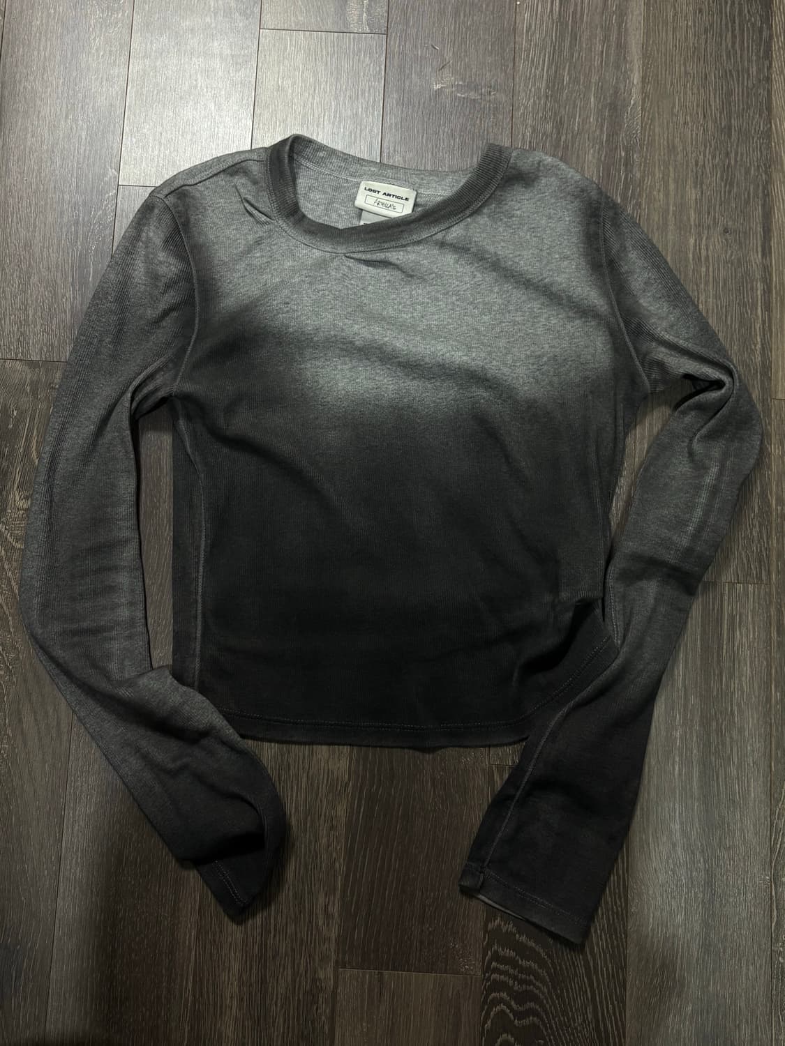 로딩룸 롱슬리브 그레이 0사이즈 상품이미지1