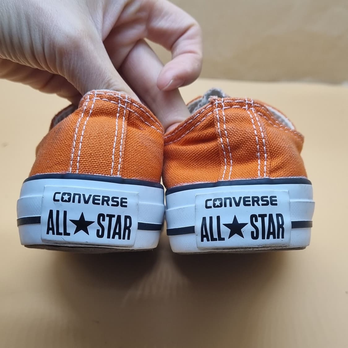 컨버스 올스타 오렌지 스니커즈 230. 상품이미지4