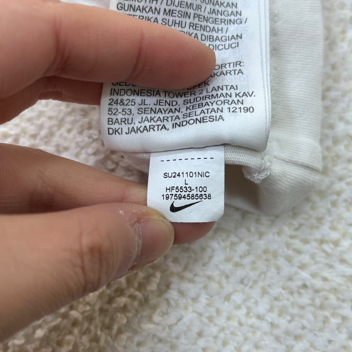 L 나이키 프린팅 반팔 티셔츠 0313E 상품이미지5