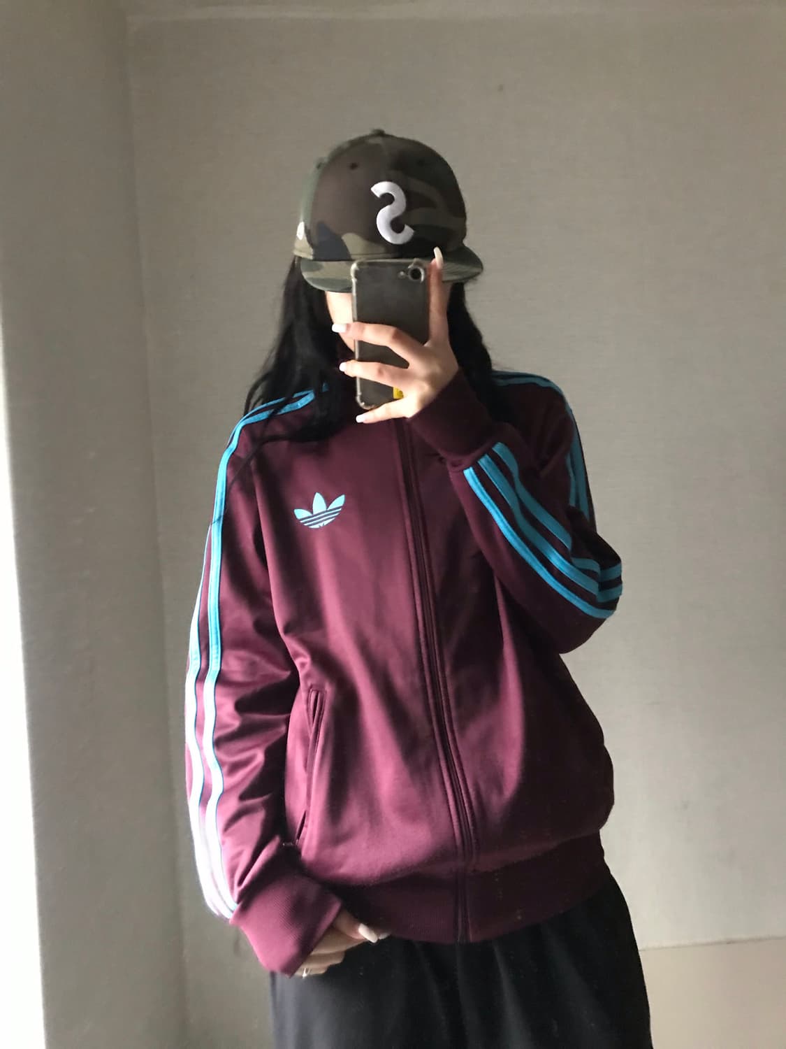 아디다스 버건디 빅파이어버드 져지 상품이미지4