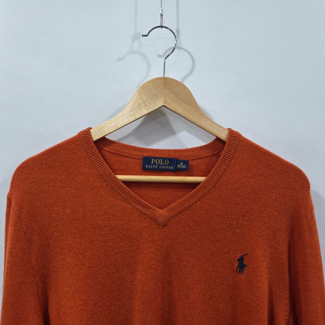 폴로랄프로렌 메리노울 브이넥 니트 M 상품이미지2