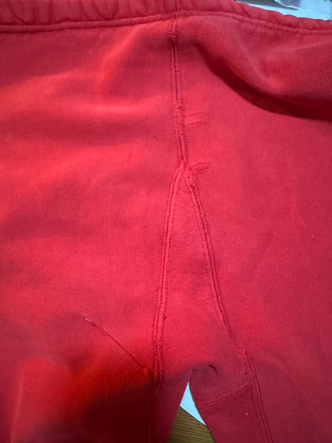 70s, 80s  챔피언 리버스 위브 팬츠 레드 xl 상품이미지3