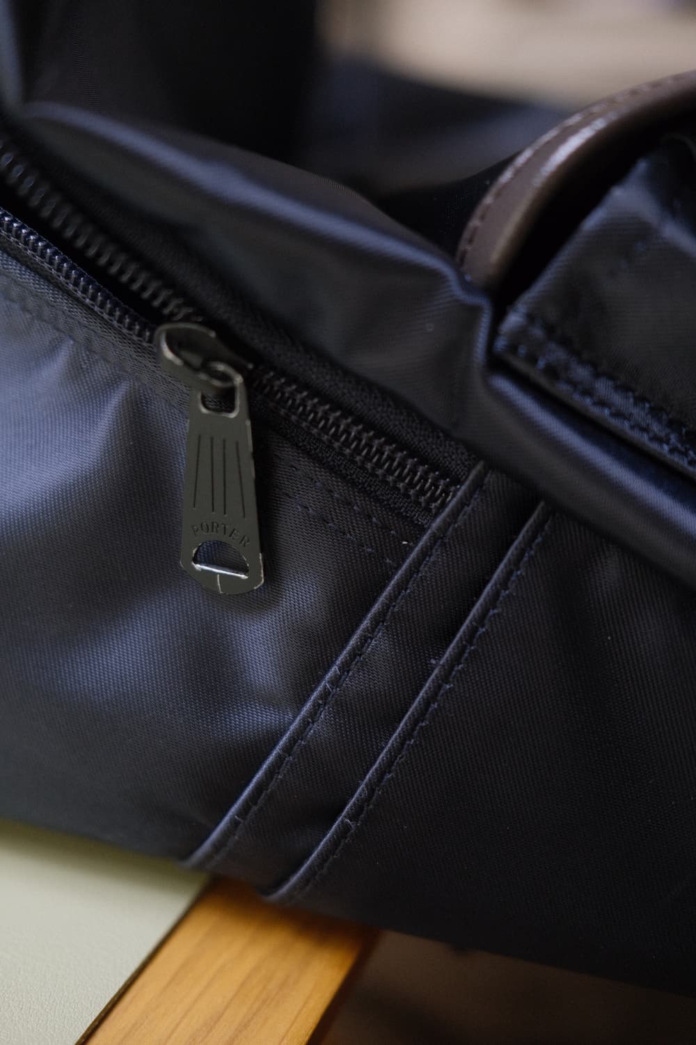 요시다 포터 백팩 네이비 브라운 Yoshida porter 상품이미지5
