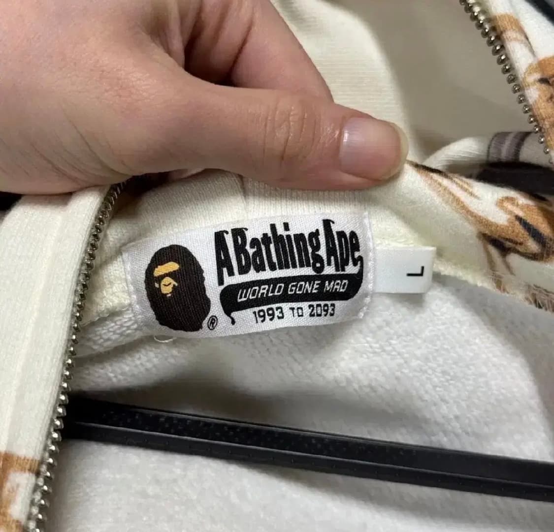 베이프 한정판 쥬얼 카모 샤크후드 백계 L 상품이미지2