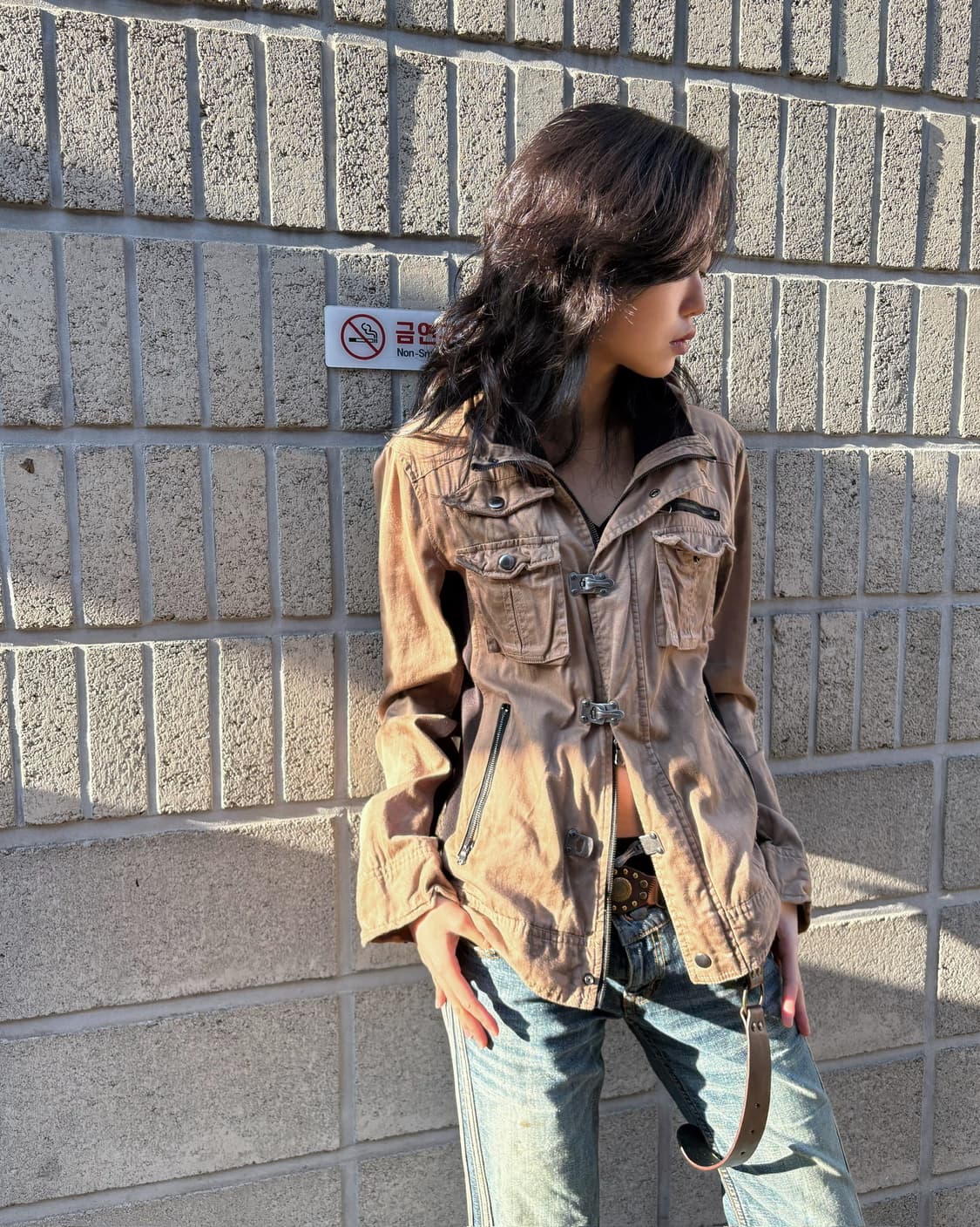 Semantic design 파이어맨 후크 코튼 자켓 상품이미지1