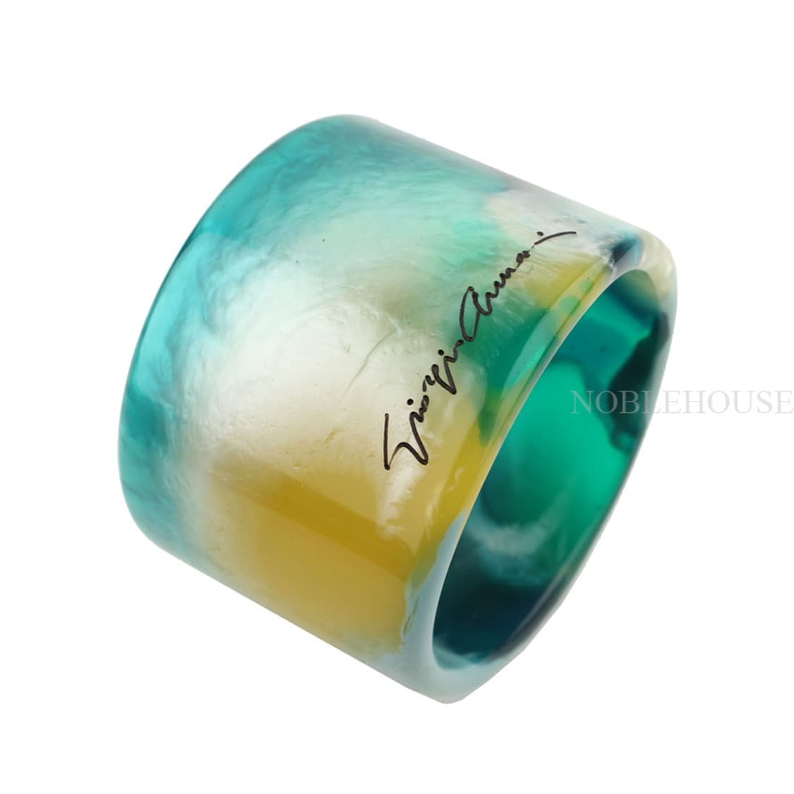 알마니 그린멀티 블랙로고 뱅글 팔찌 상품이미지2