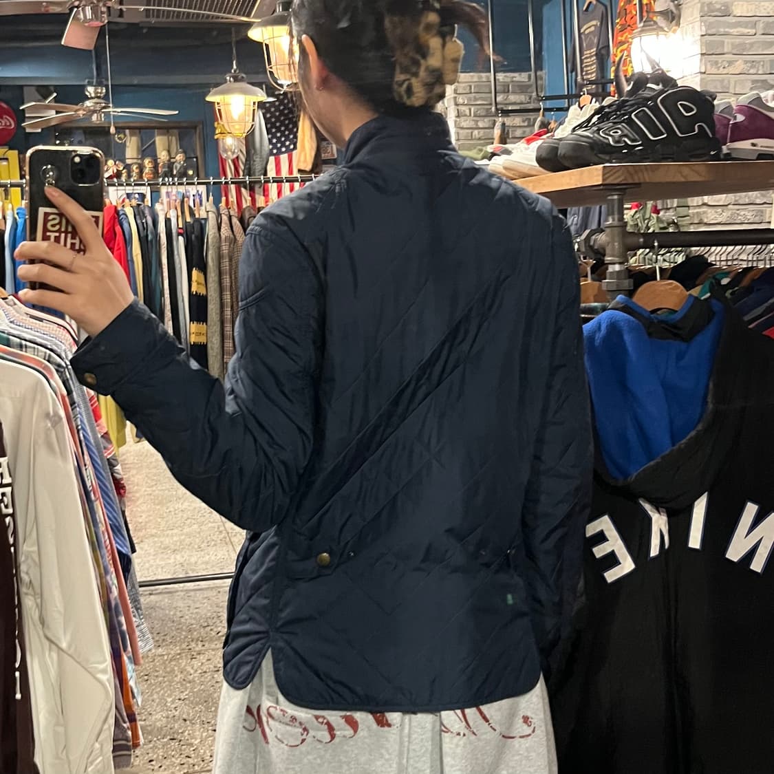 POLO 폴로 랄프로렌 네이비 퀼팅 재킷
 상품이미지4