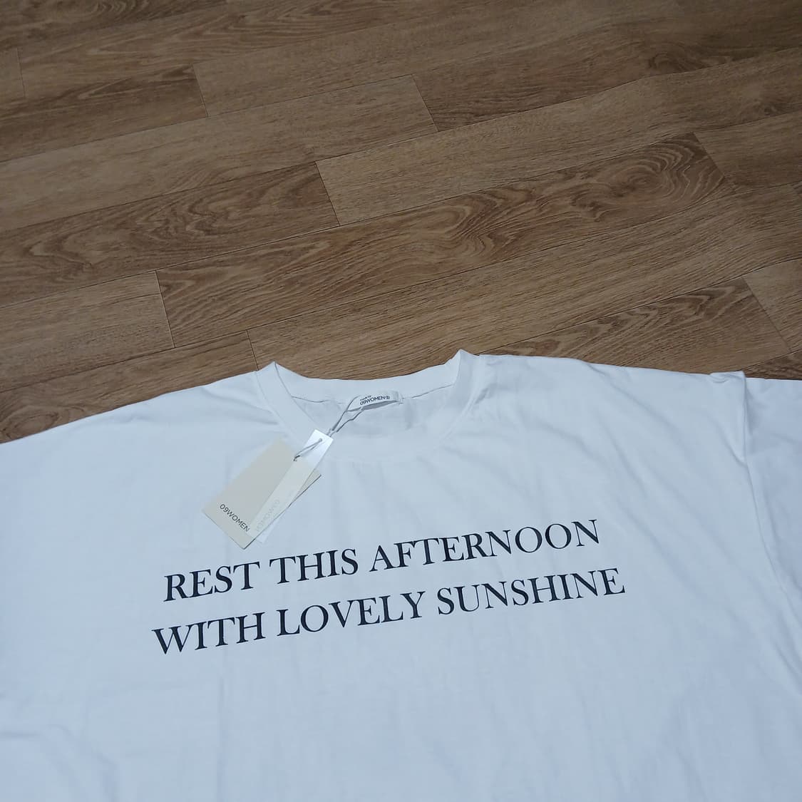 미사용 공구우먼 여성 오버핏 반팔 빅사이즈  상품이미지2