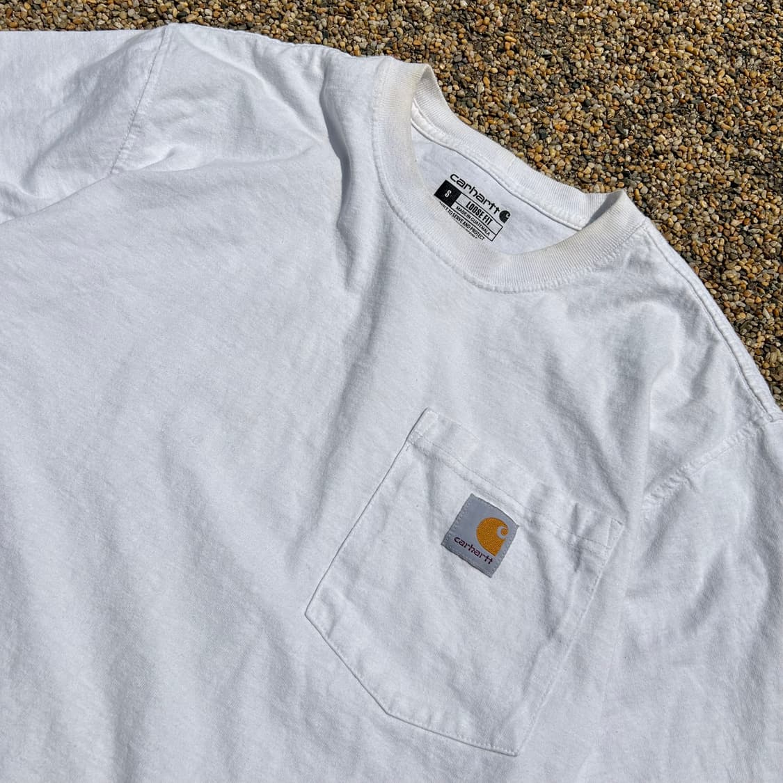 칼하트(Carhartt) 화이트 반팔 티셔츠 상품이미지2