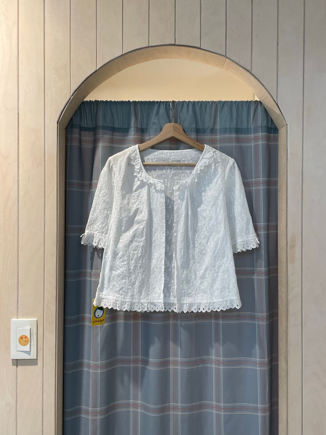 일본빈티지 퓨어 레이스볼레로 상품이미지2