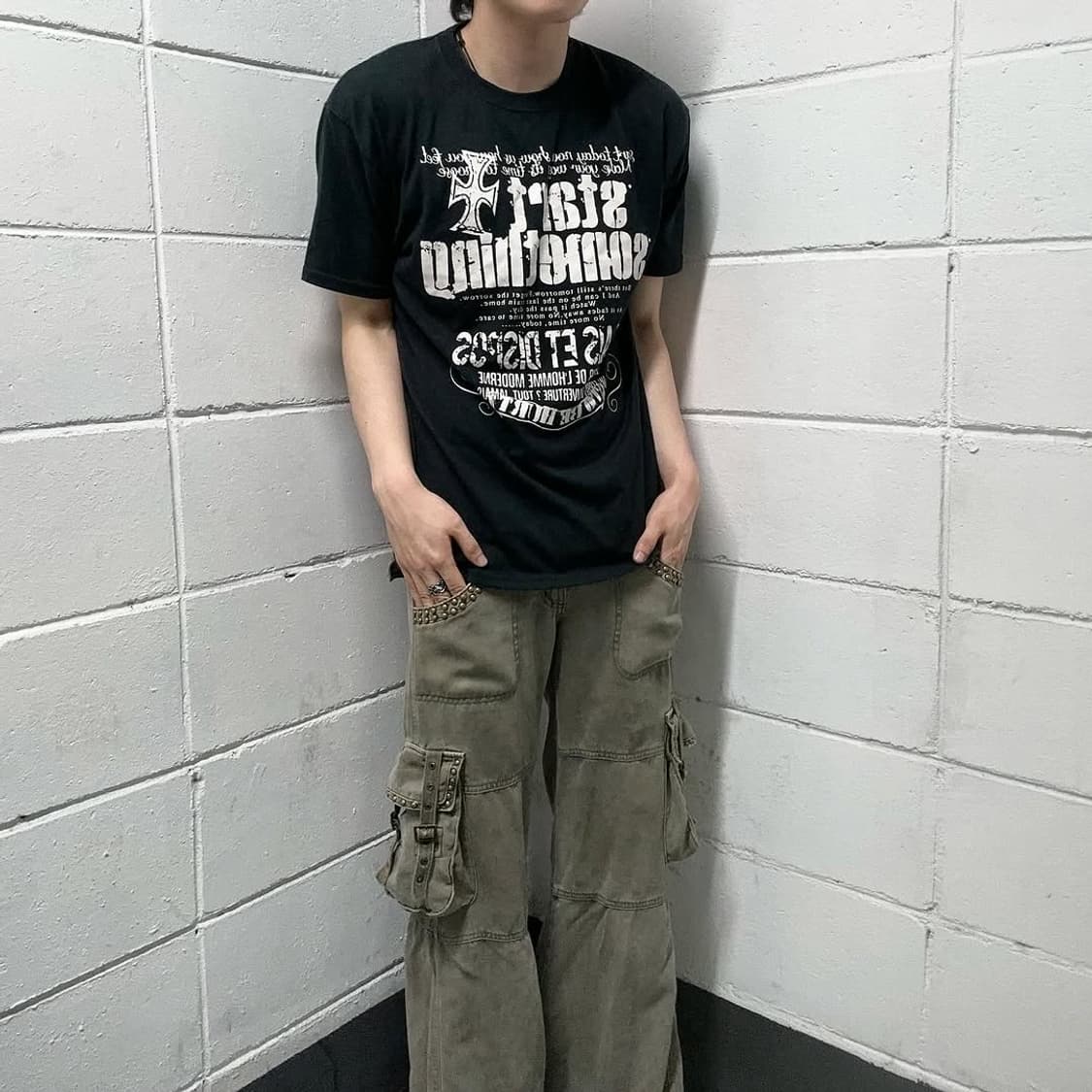 Punk lettering short sleeve 상품이미지2