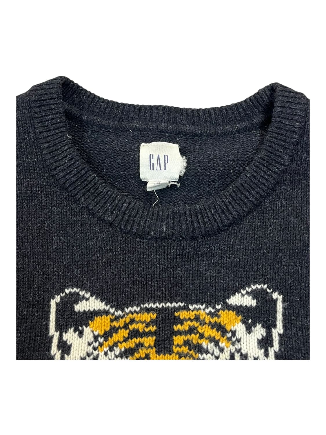 갭 크롭 니트 차콜 XS #csz2047 상품이미지4