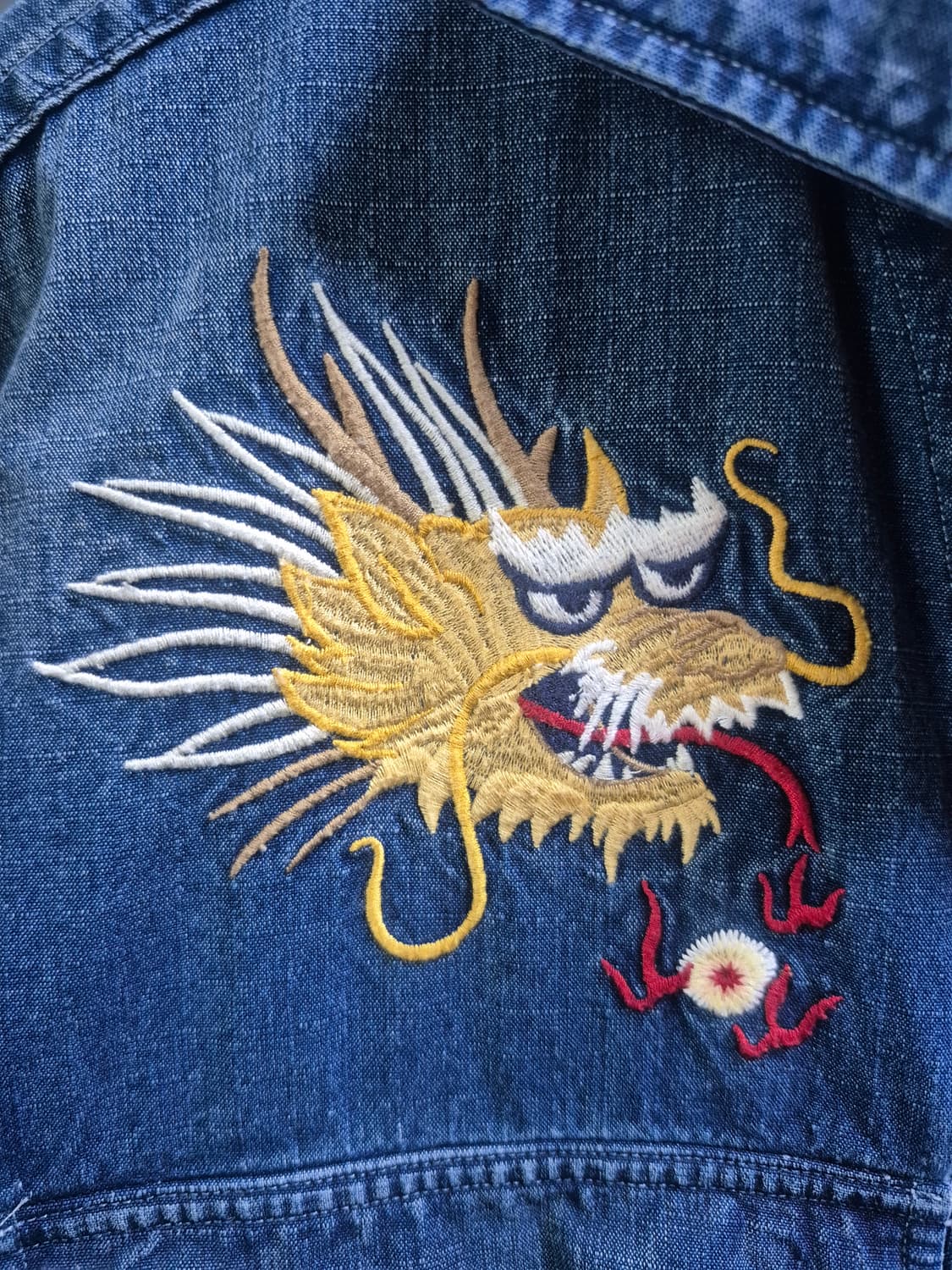 폴로 랄프로렌 수베니어 인디고 모터사이클 셔츠 자켓 S 상품이미지3