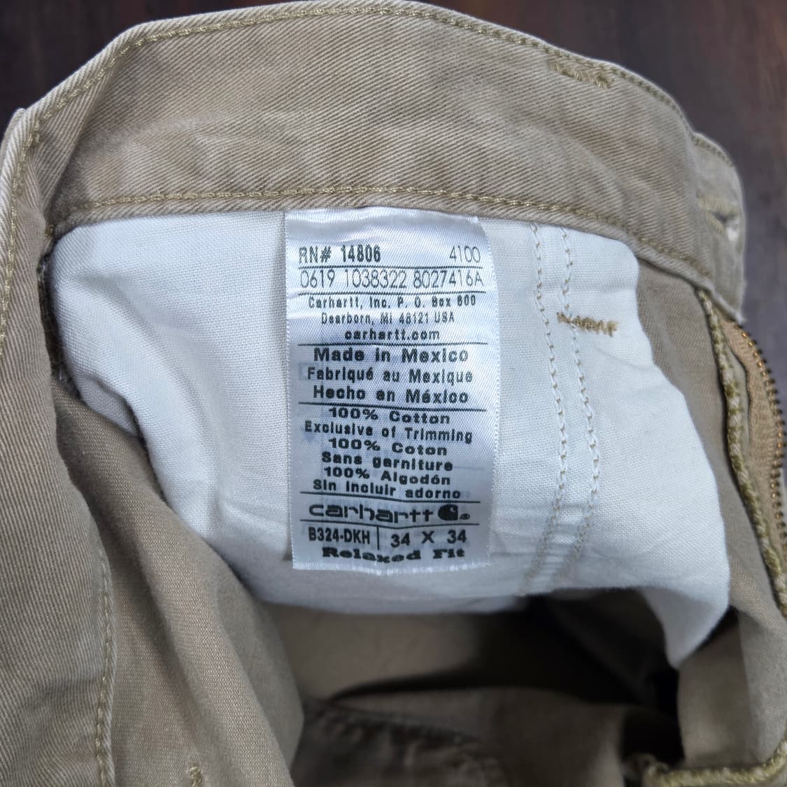 칼하트 핸드드로잉 팬츠 상품이미지7