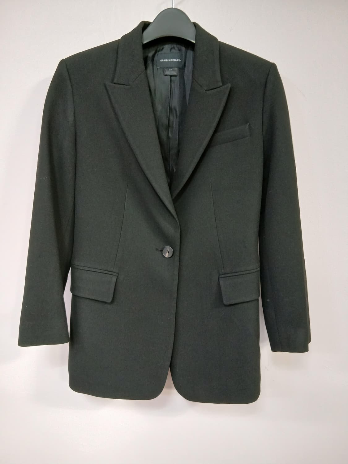 지오지아 블랙 기본 스타일 코트 상품이미지1