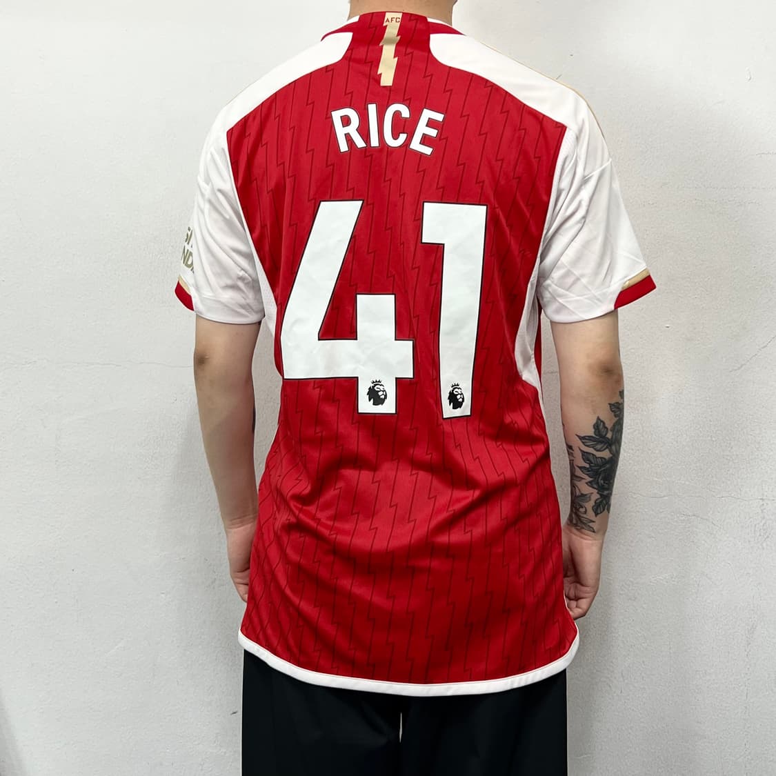 아스날 23-24 데클런 라이스 홈 반팔 유니폼 져지 상품이미지4