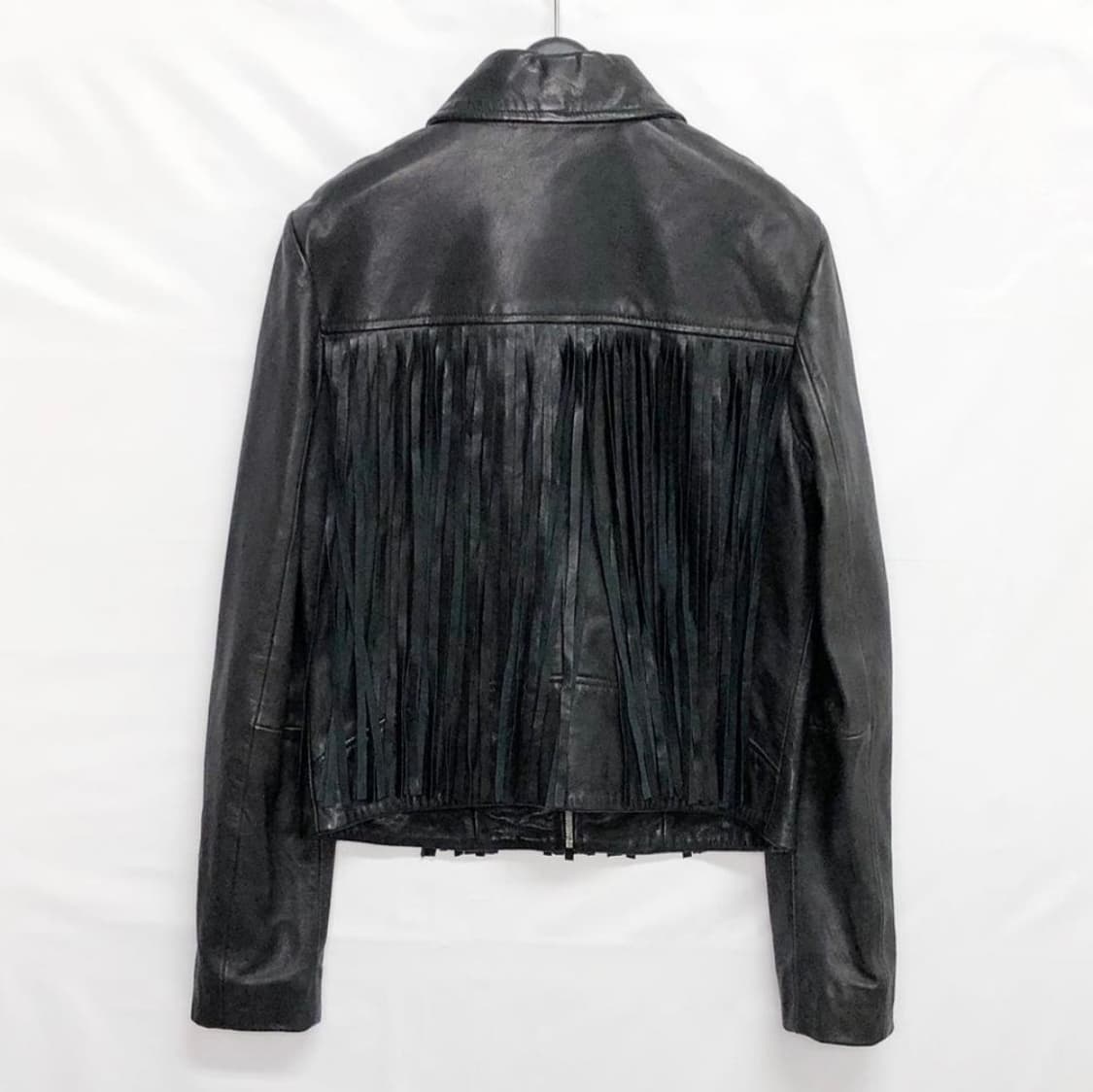 트루릴리젼 프린지 양가죽 자켓 미사용/여성S 상품이미지3