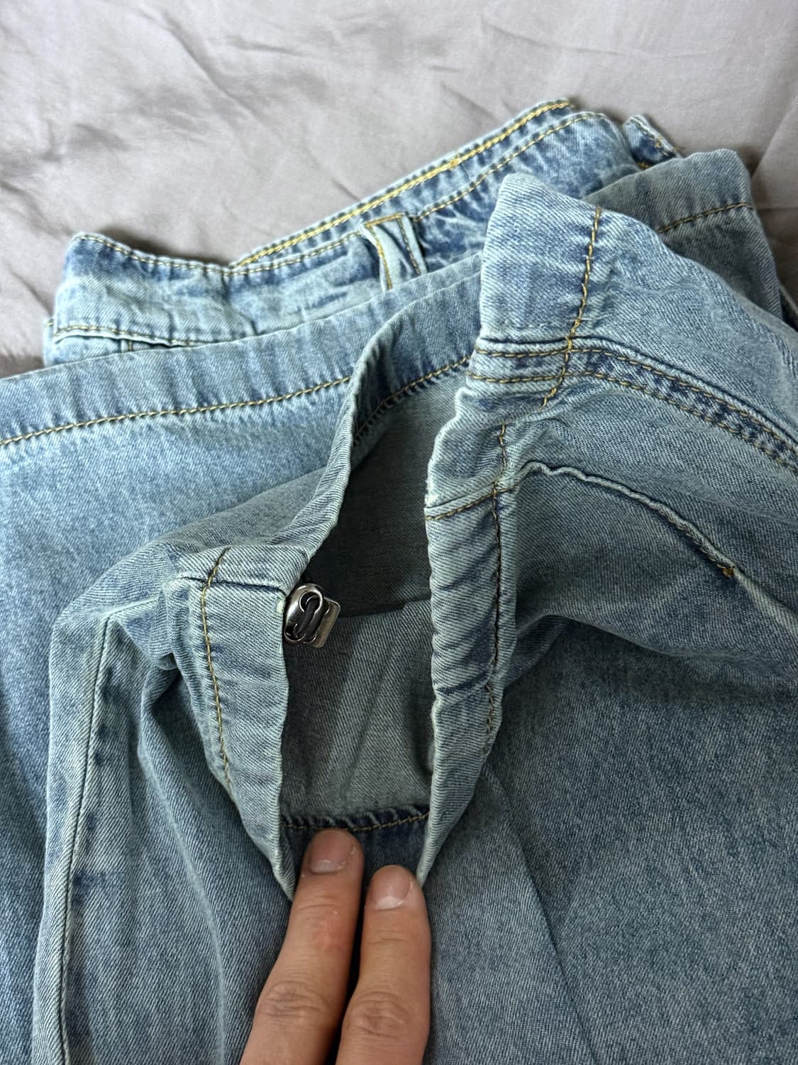 DNSR 디앤써 멀티플리츠 데님 블루 L 상품이미지10