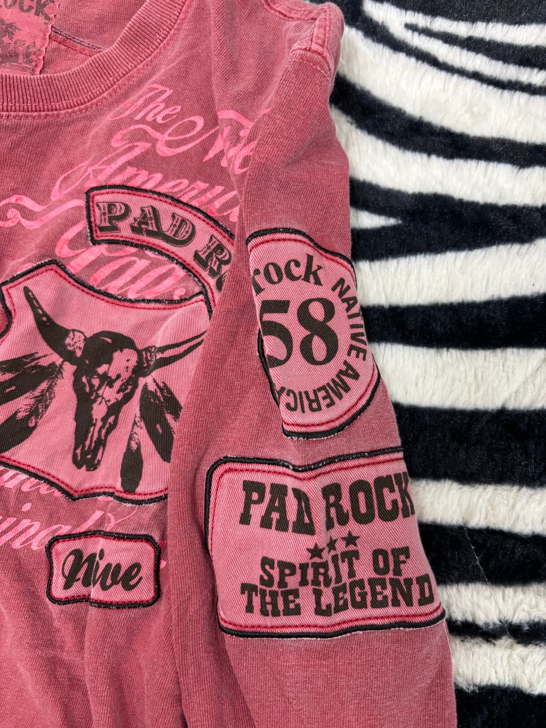 [PADROCK] Y2K Print&Lettering Sleeve 상품이미지4