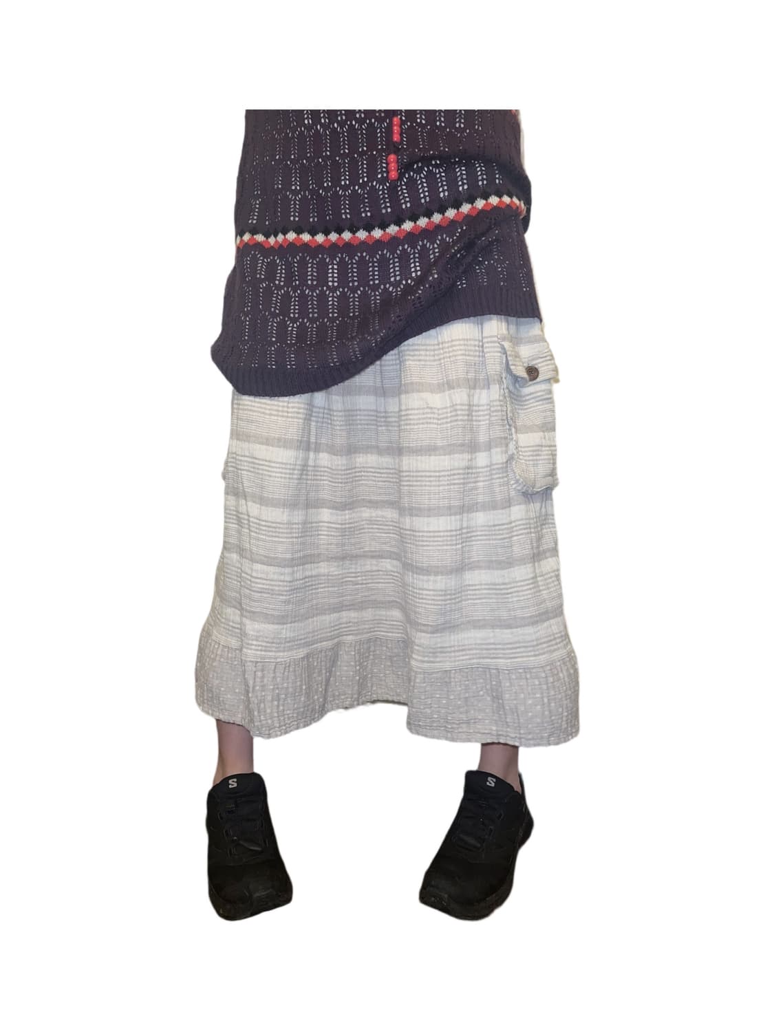 Soft Ice Gray Skirt 상품이미지3