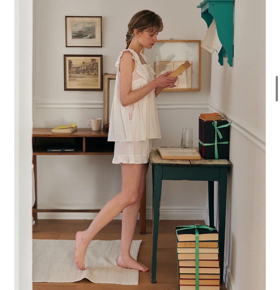 [새상품] 울랄라파자마 투피스 나시 잠옷 상품이미지2