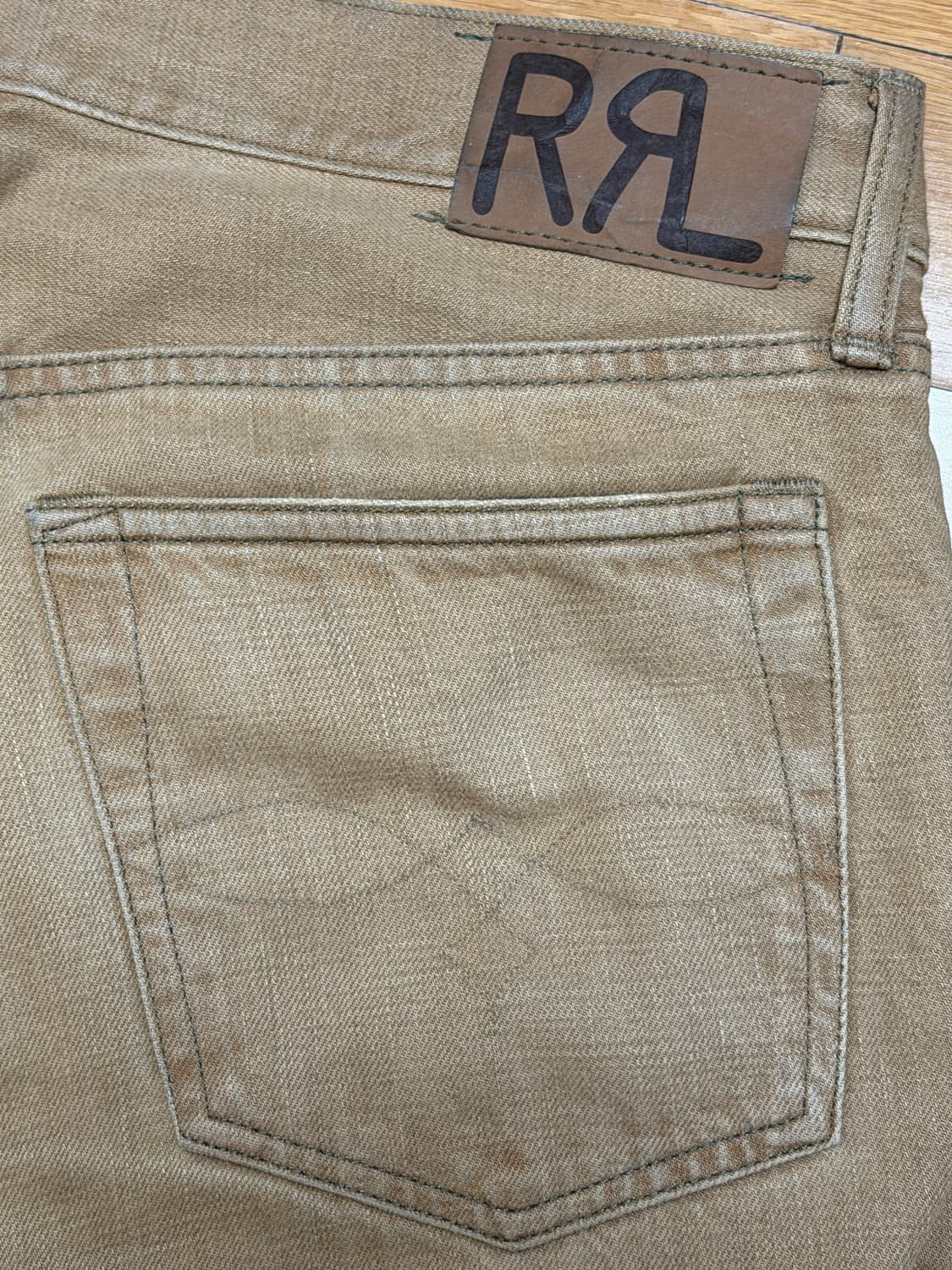 RRL 더블알엘 하이슬림탠 진 32x32 상품이미지4