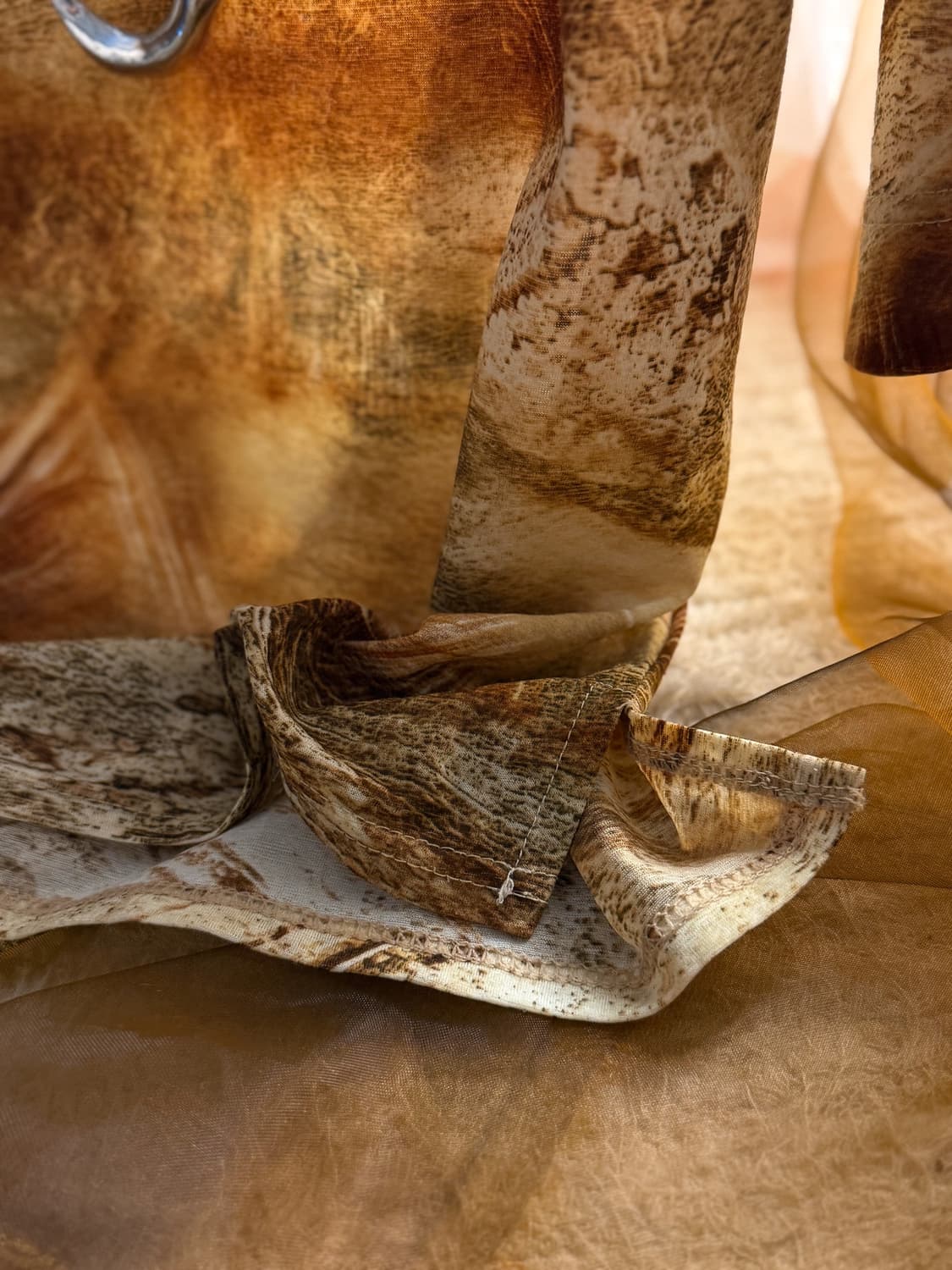 Gold Drawing Pattern T-shirt 0168 상품이미지5