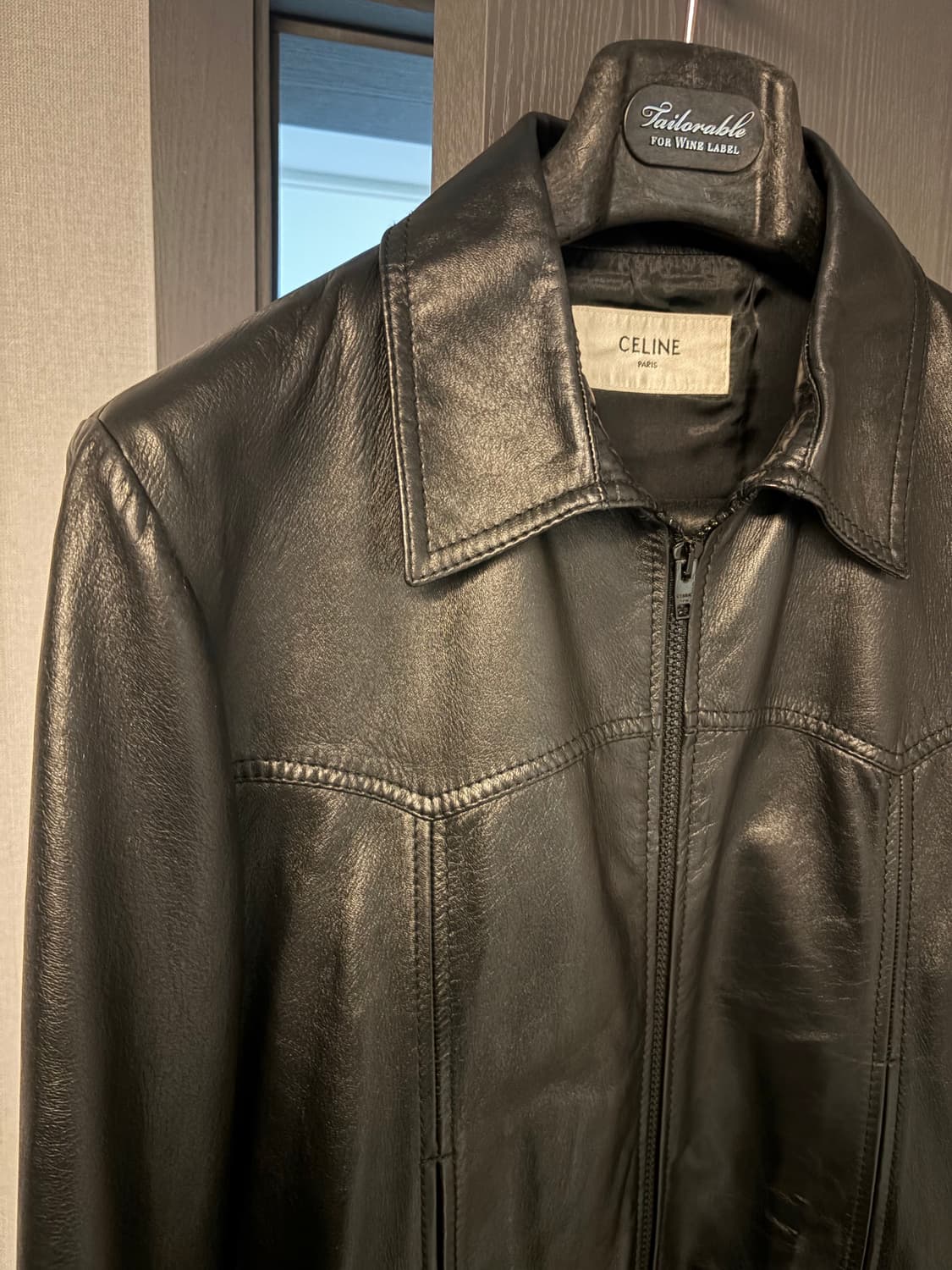 셀린느 blouson jacket in soft lambskin레더자켓 상품이미지3