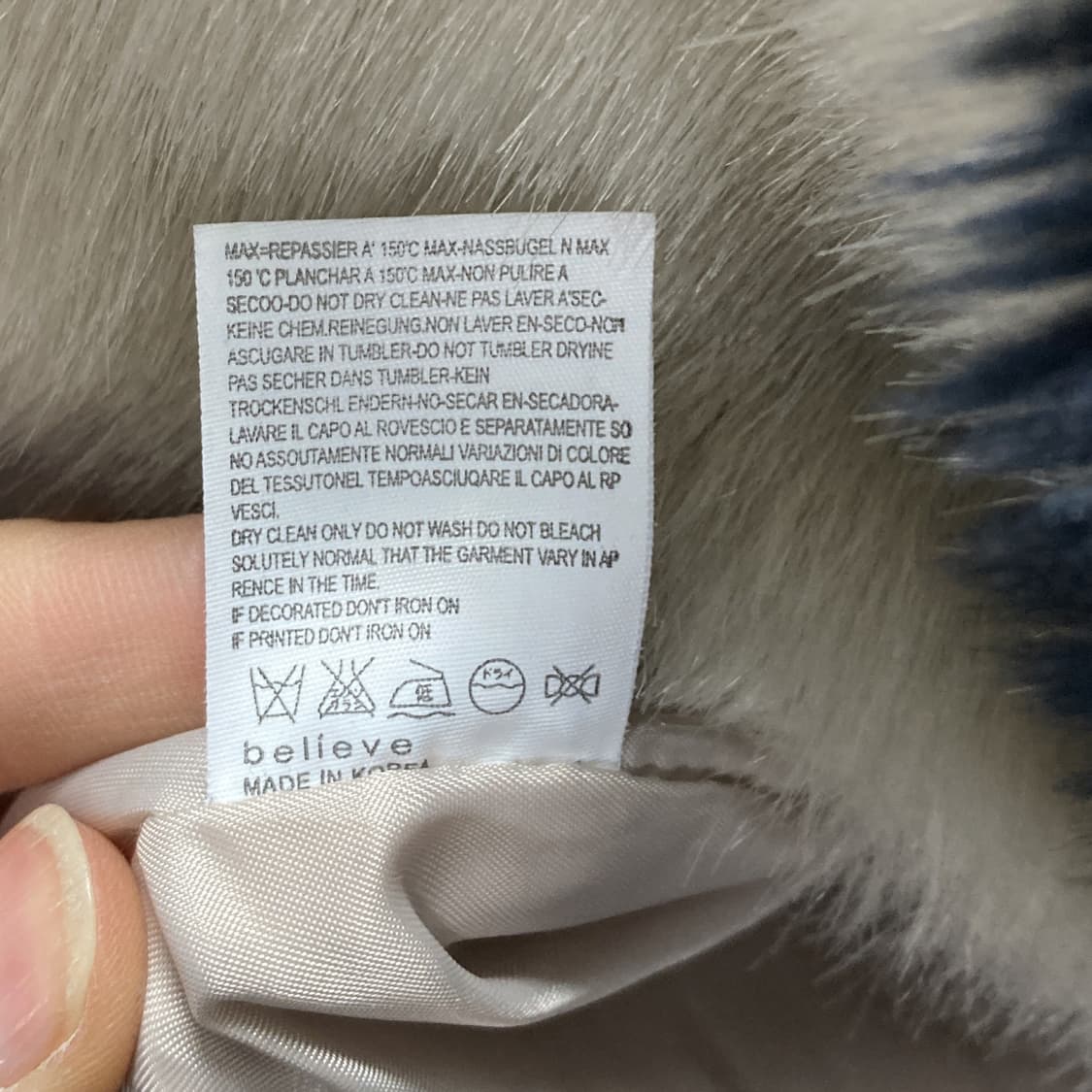 believe 여성퍼조끼 털 베스트 free  상품이미지5