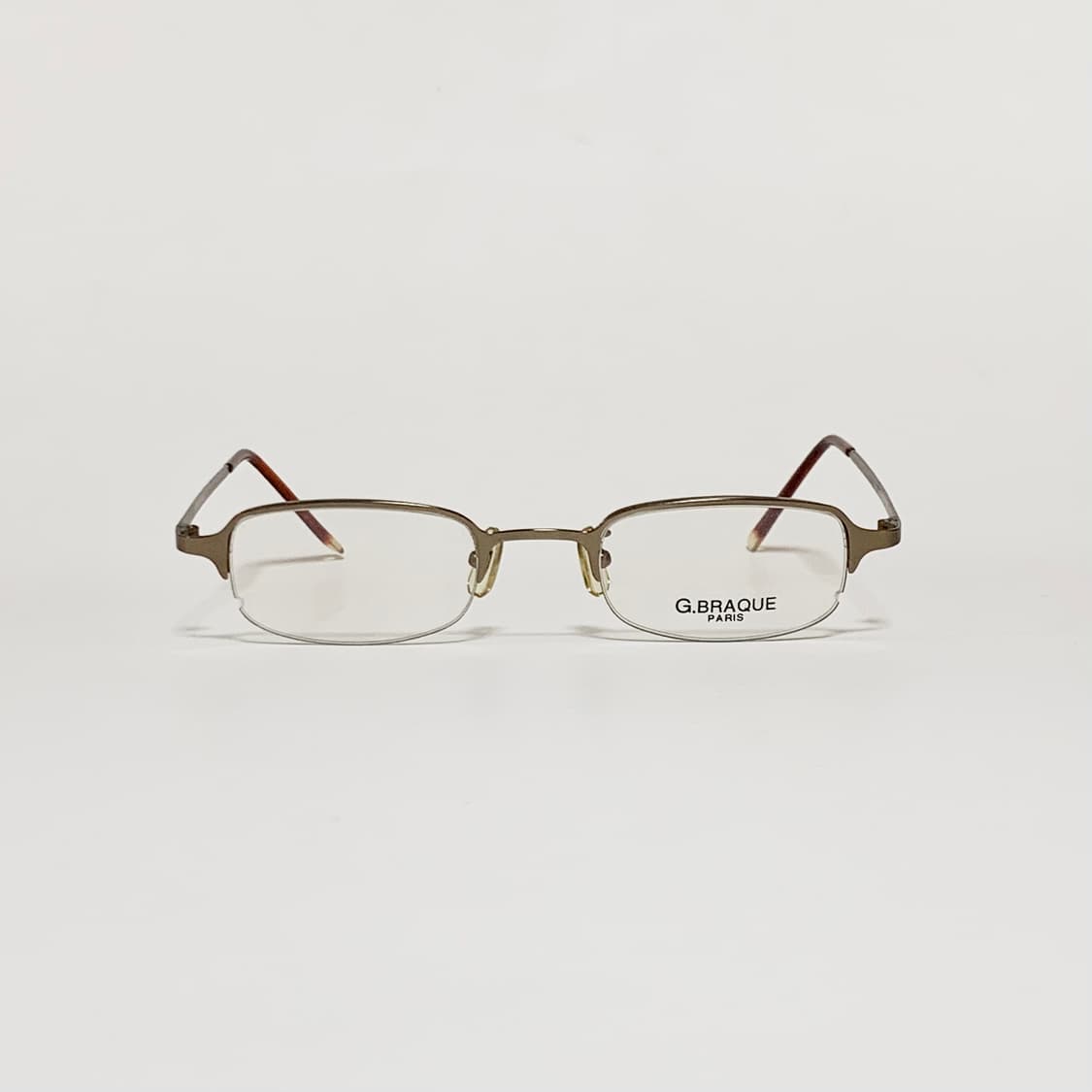 913 데드스탁 하금테 안경 초슬림 직사각 메탈 초경량 빈티지 남녀공용  상품이미지1