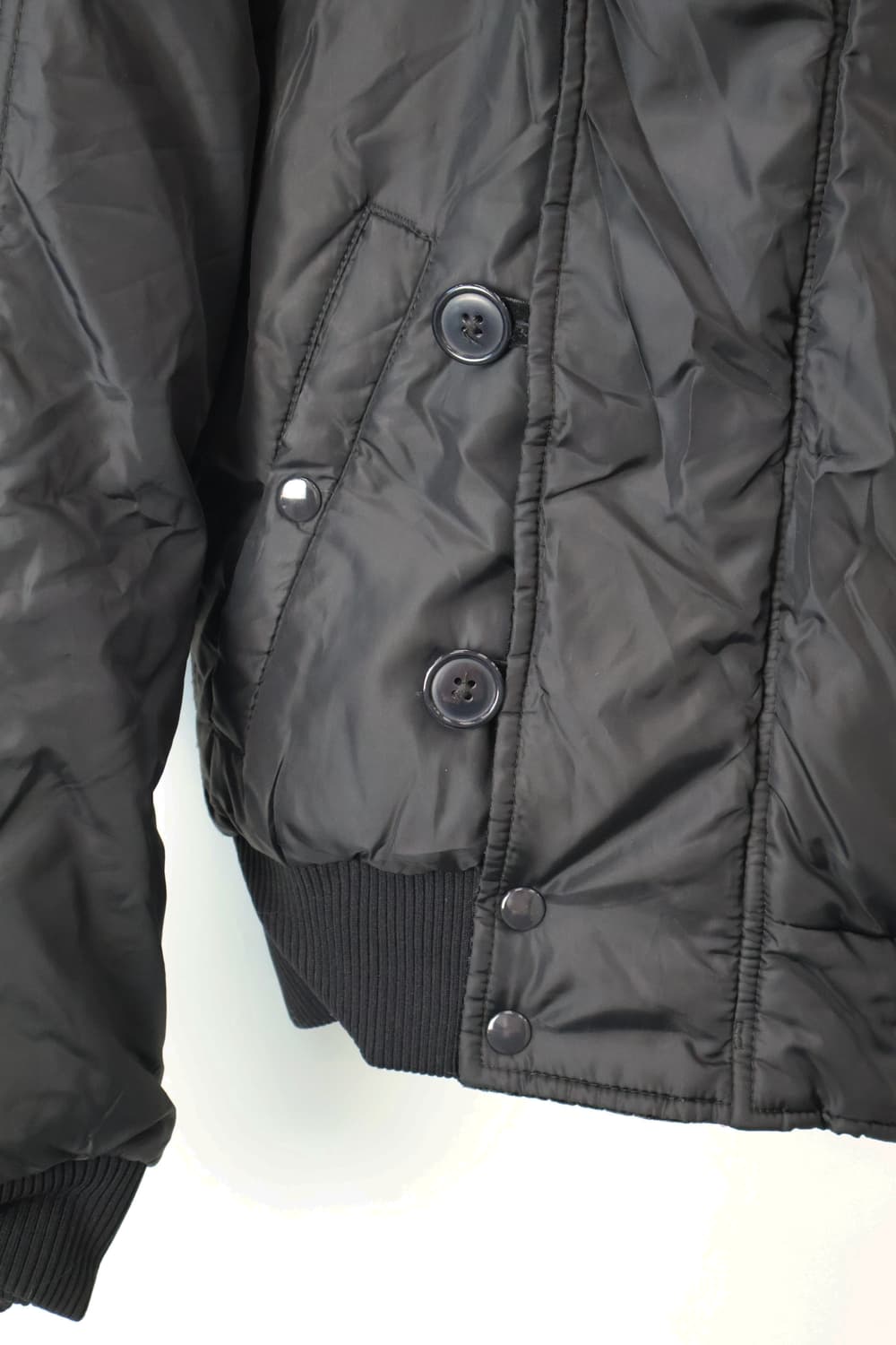 Polo Jeans Black Fur N-2B Bomber Jacket 상품이미지7