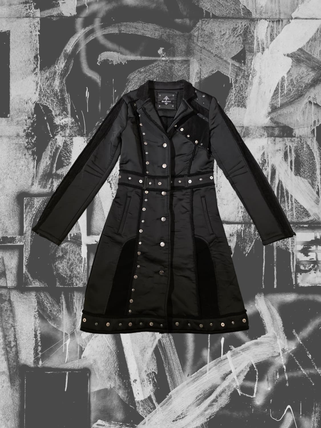 오즈온 고딕 펑크 롱 코트 상품이미지1