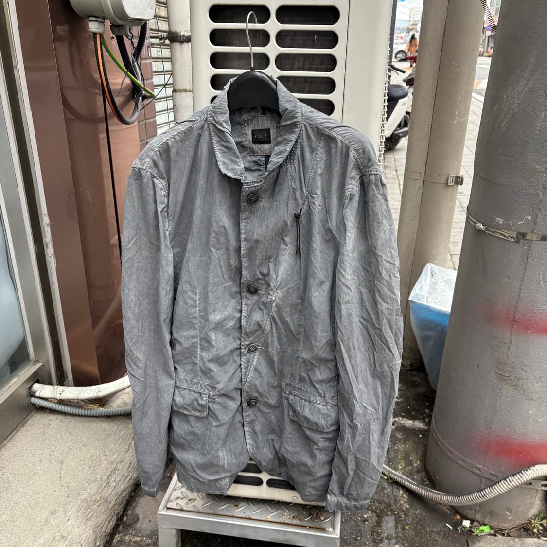 인터메조 I.M.Z 그레이 유틸리티 자켓 상품이미지1