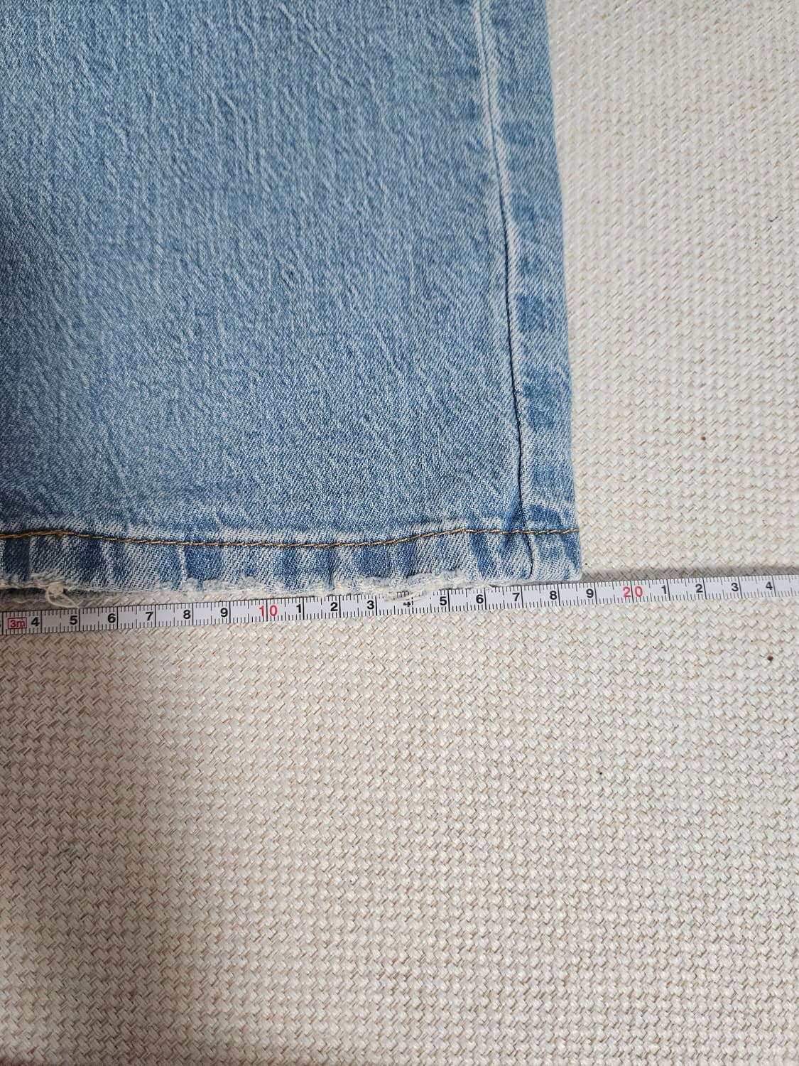 (새상품)리바이스 505 레귤러 연청 32X32 상품이미지7