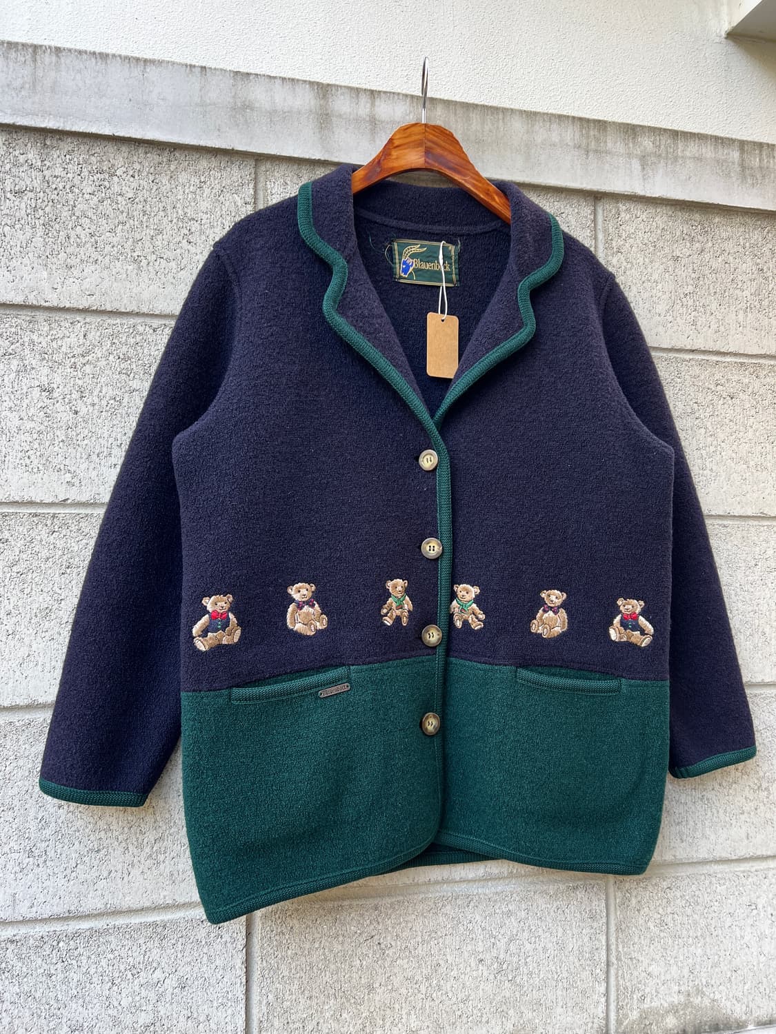 1990s BLAUENBOCK PURE WOOL JACKET 울자켓 상품이미지4