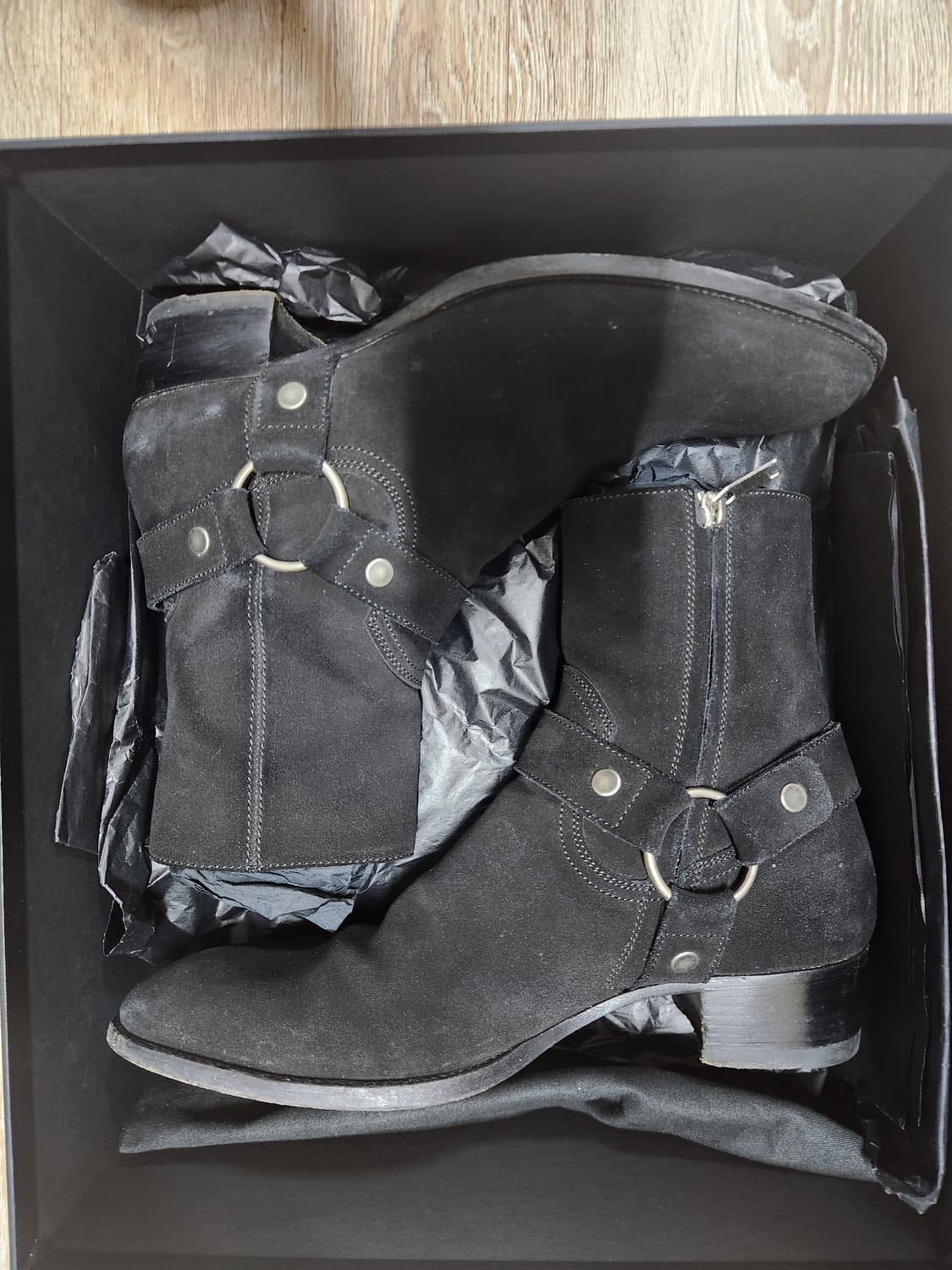 생로랑 스웨이드 하네스 부츠 상품이미지2