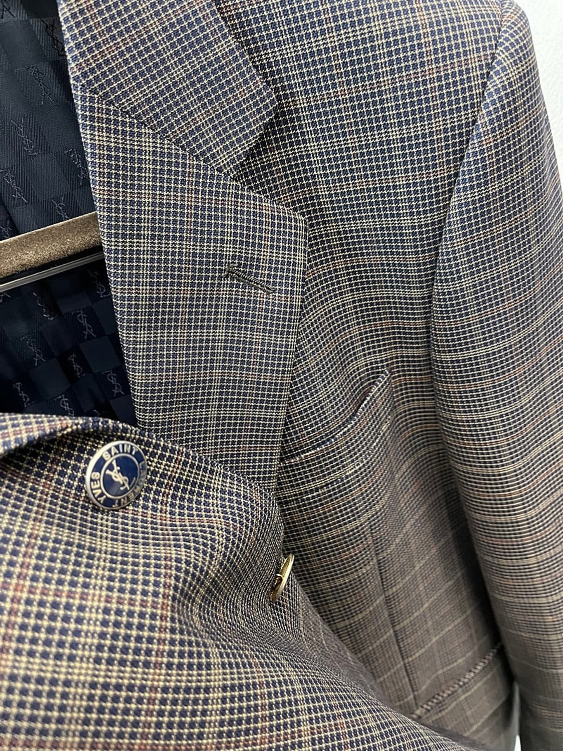 100) 입생로랑 체크 은장콤비  상품이미지9