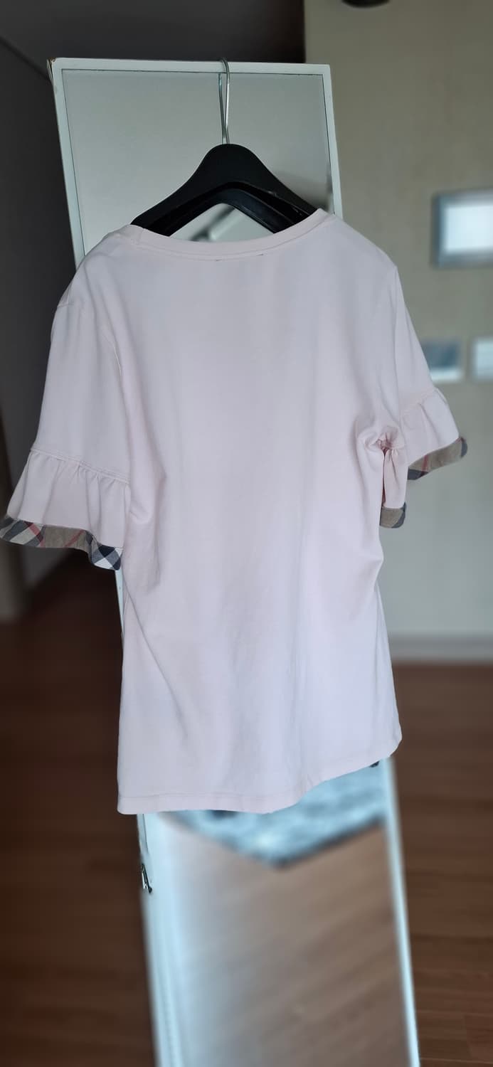 버버리 핑크 반팔 티셔츠 상품이미지2