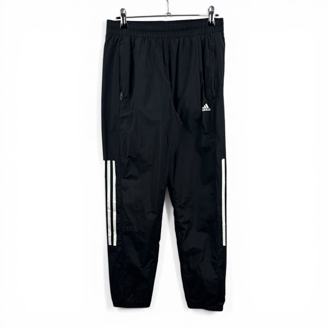 (S) 아디다스 트랙 우븐 조거 팬츠 블랙 상품이미지1