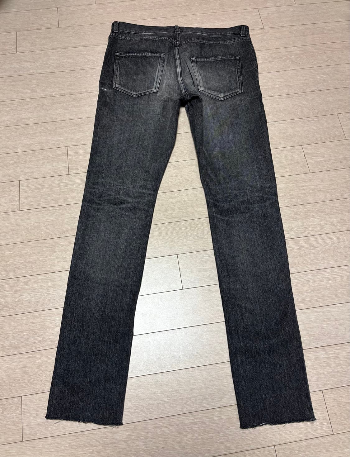 (32) 18ss 생로랑 블랙 디스 데님 팬츠 진 상품이미지2