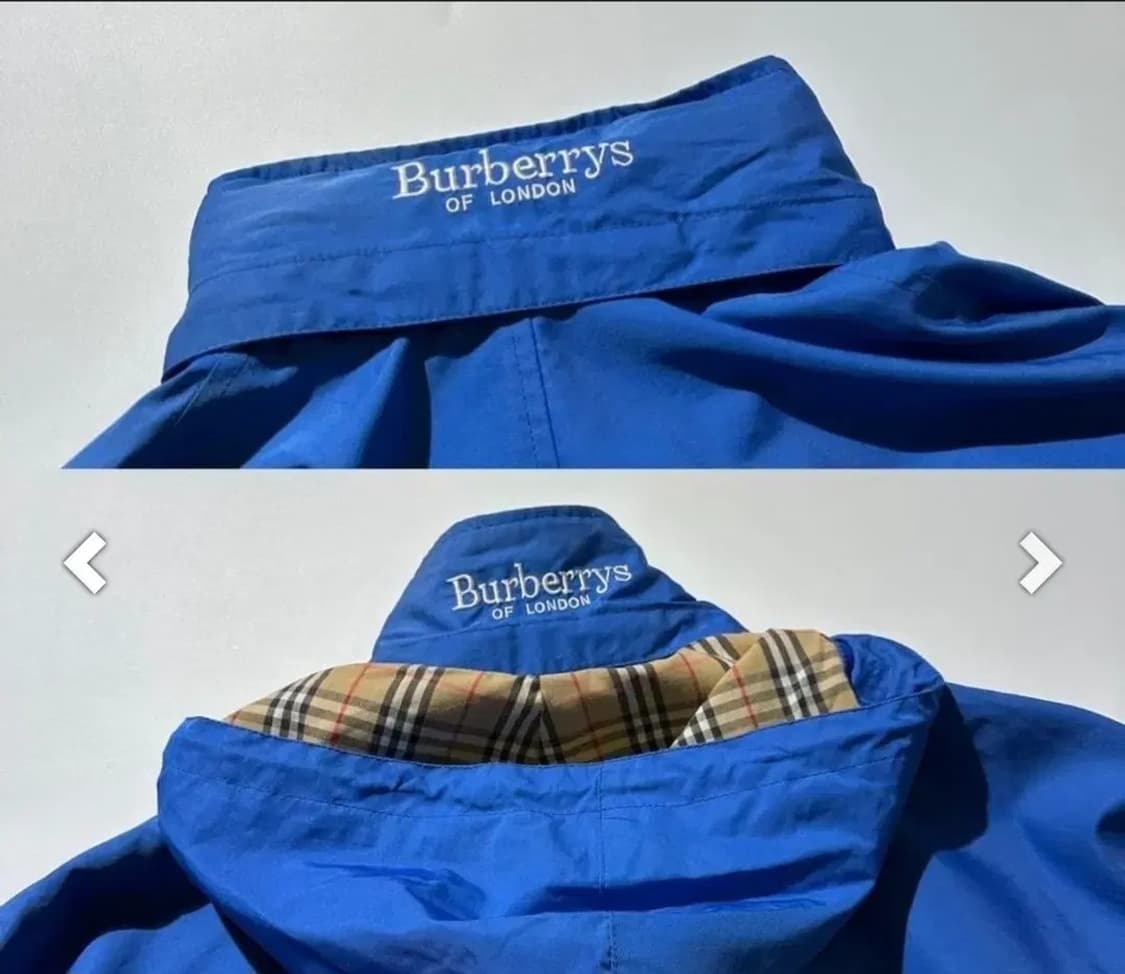 (실측 XL) 80s 버버리아카이브 바람막이 버버리폴리쉘 버버리코트 상품이미지9