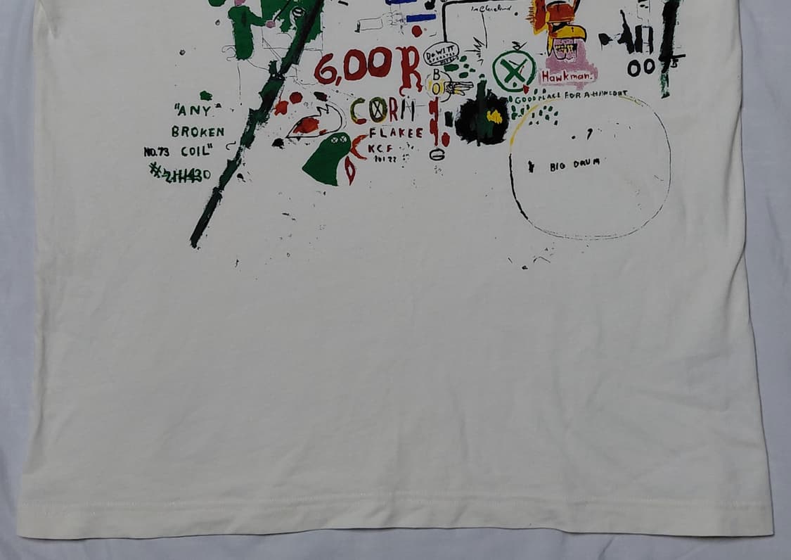 [L] 유니클로 UT 아카이브 x 장 미쉘 바스키아 링거 티셔츠 상품이미지3