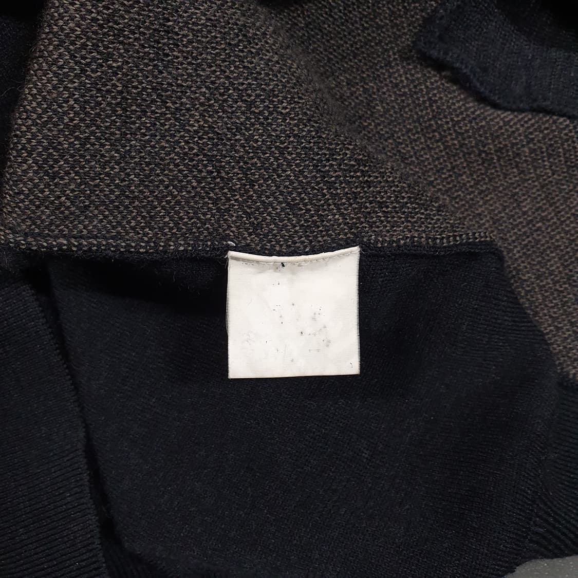 XL (105) YSL 입생로랑 헤링본 포켓 울 니트 베스트 조끼 스웨터 상품이미지4