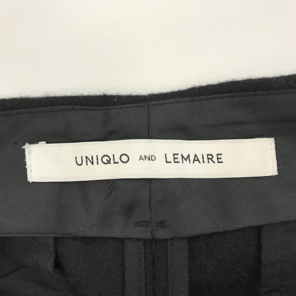 유니클로 x 르메르 울캐시미어 팬츠 블랙 [79] 상품이미지4