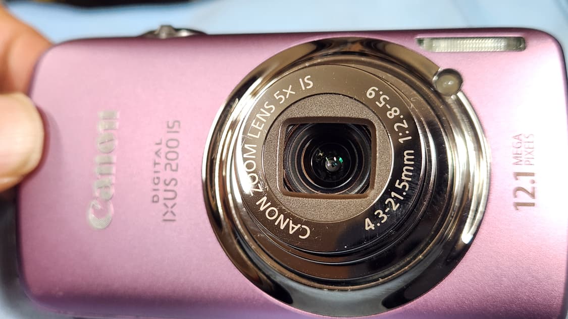 캐논 IXUS 200 is 익서스 200 is 빈티지 핑크색 디카 상품이미지3