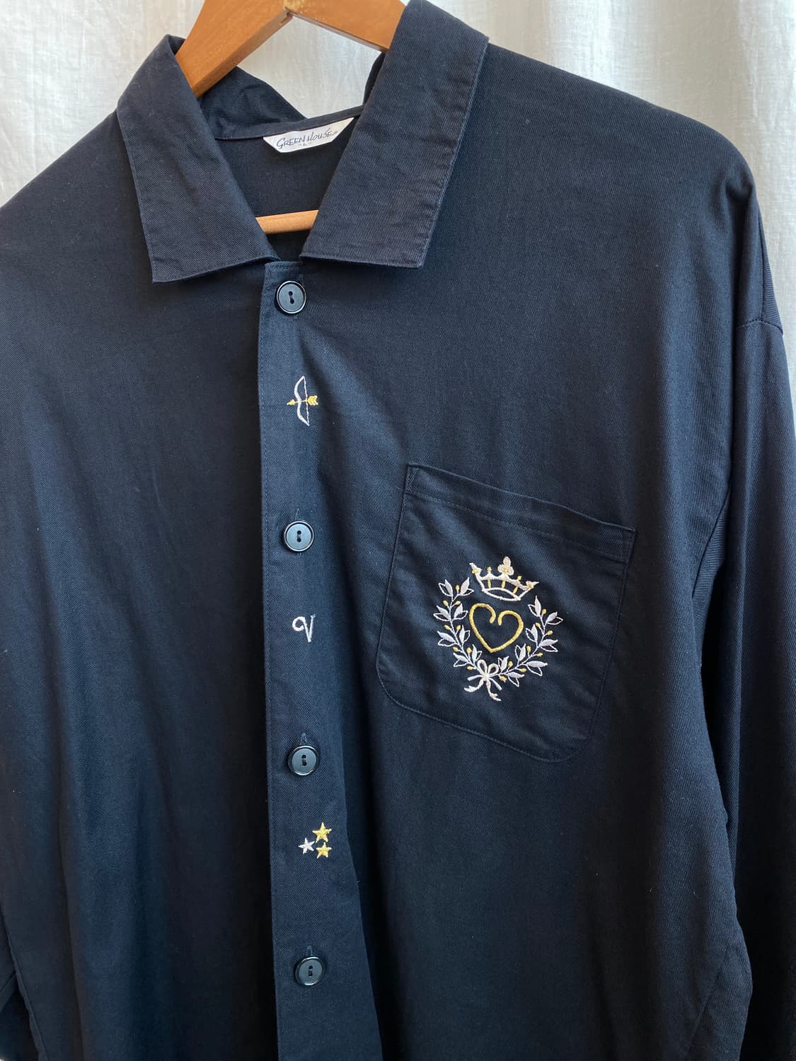 GREEN HOUSE 딥네이비 셔츠(MEN L) 상품이미지7