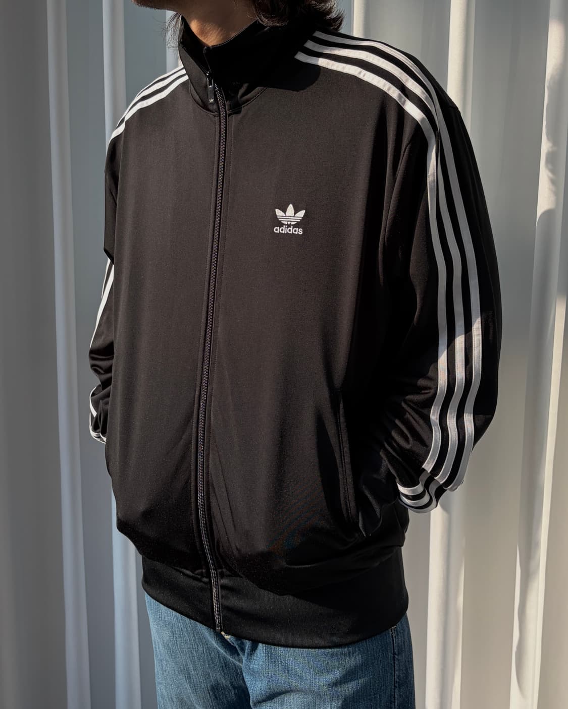 [L]아디다스 파이어버드 블랙 트랙탑 져지 상품이미지2