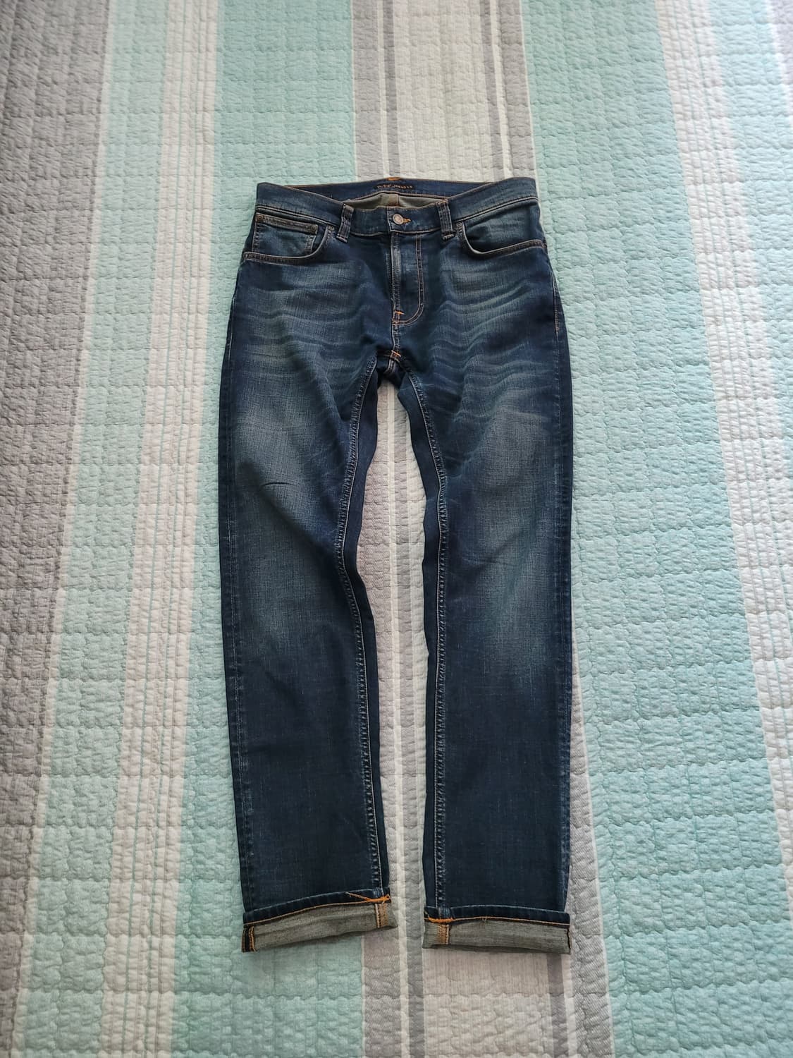 누디진 nudie jean thin finn oscar worn dark 상품이미지3