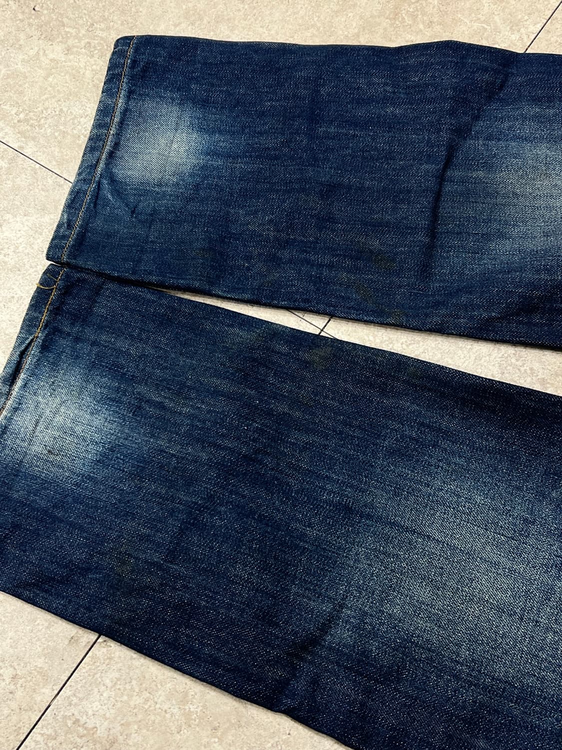 리바이스 505 슬림스트레이트 핏 진청 데님 팬츠 상품이미지8